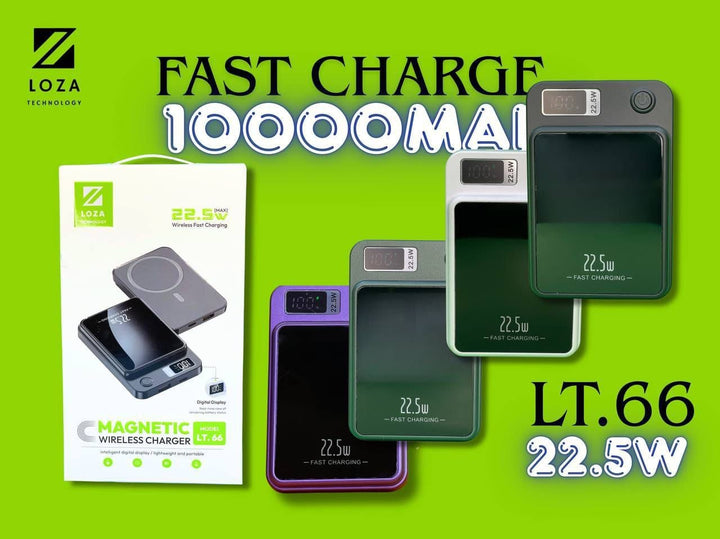 Chargeur magnétique 10000mAh, batterie externe sans fil